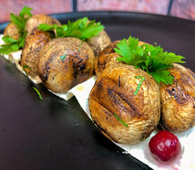 Шампиньоны на гриле