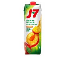 Сок J7 Яблоко-Персик 0,97л