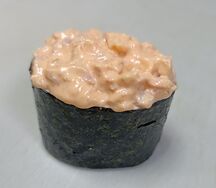 Гункан острый с креветкой