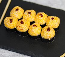 Запеченный острый ролл с крабом