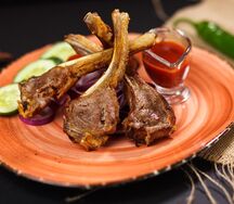 Шашлык из каре баранины