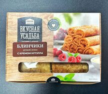 Блины с нутеллой, заморозка