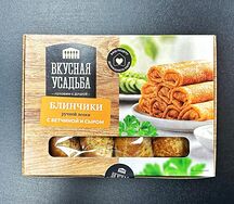 Блины с ветчиной и сыром заморозка