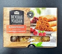 Блины с варёной сгущёнкой заморозка