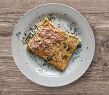 Омлет с ветчиной и сыром