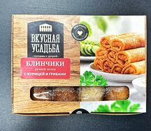 Блин с курицей и грибами заморозка