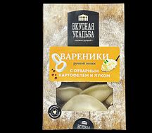Вареники с картофелем и луком фри заморозка