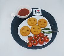 Картофель Смайл хрустящие крокеты и соус