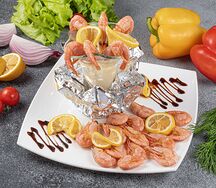 Креветки отварные