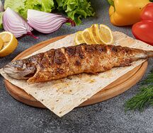 Речная форель на углях