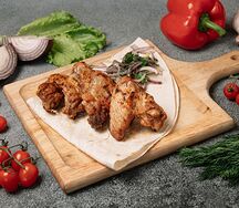 Шашлык из куриных крыльев