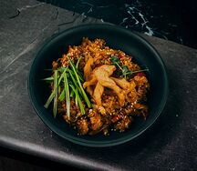 Тяхан с курицей