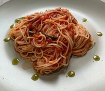 Паста в томатном соусе