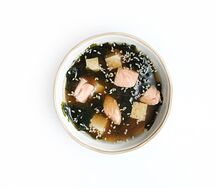 Мисо-суп с лососем