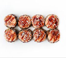 Запечённый ролл в темпуре с угрем