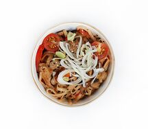 Удон со свининой