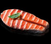 Стейк из форели на мангале