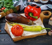 Овощное ассорти на углях