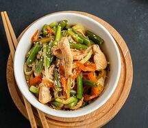 Удон с курицей