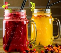 Морс облепиховый собственного приготовления