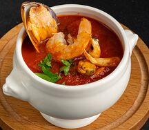 Суп Томатное море с гренками