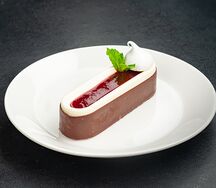 Чизкейк с малиной