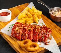 Свиные ребра барбекю