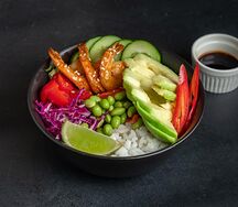 Поке с креветками