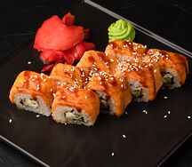 Запеченная Филадельфия со свежим лососем