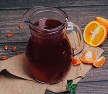 Домашний Клюквенный морс