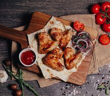 Шашлык из куриных крыльев