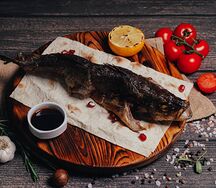 Сибас на углях