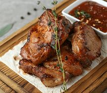 Шашлык из свиной корейки