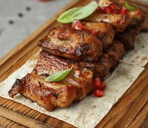 Шашлык из свиных рёбрышек