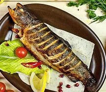 Речная форель на мангале