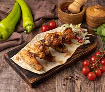 Шашлык из куриных крыльев