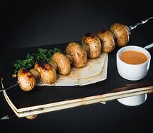 Шашлык из шампиньонов