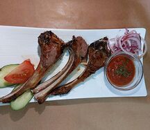 Шашлык из бараньей корейки