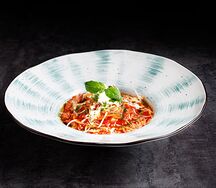 Спагетти аматричана со страчателлой острая