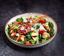 Руккола с креветками 