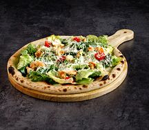 Пицца Цезарь с креветками