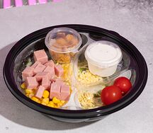 Салат с ветчиной