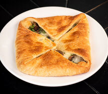 Пеновани с грибами и зеленью