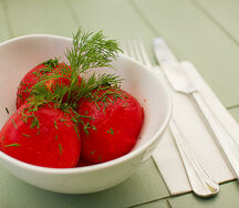 Трёхдневные помидоры в свежем маринаде