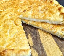 Пирог с картофелем и сыром 
