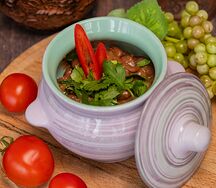 Лобио из красной фасоли