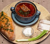 Борщ с телятиной