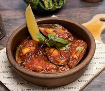 Мидии киви в соусе Сацебели