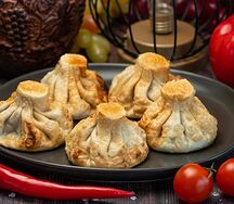 Хинкали жареные (порция 5 штук)