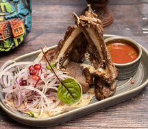 Каре ягнёнка на гриле